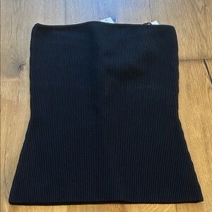 Aritzia Black Ribbed Tube Top